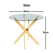 1+4 For 5-Piece Dining Set, 1 Table + 4 Chairs - White - View 4