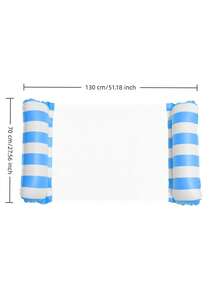 1 pieza Hamaca inflable de agua, flotador de verano para adultos para piscina y playa, para uso en fiestas, regalo de verano perfecto, silla flotante de piscina, flotador inflable de piscina, esencial de playa, flotador de piscina - Multicolor - Ver 12