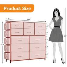 Dressers & Chests Of Drawers - Pink - View 2