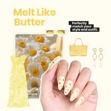 Beetles 15ML Butter Yellow Nail Polish - Melt Like Butter, Pastel Yellow Nail Polish Quick Dry, Soft Color Spring Nails, Long-Lasting Pastel Nails, Fingernail Art Effect For Manicure Salon - 像黃油一樣融化 - 查看 4