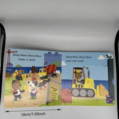 Aprender y Enseñar Compacto y Duradero Perfecto para Aprender Inglés Cómic Interactivo Cautiva a los Lectores Colores Vibrantes e Ilustraciones de Dibujos Animados, con Páginas Plegables Diversión de Lectura. Perfecto como Regalo de Navidad