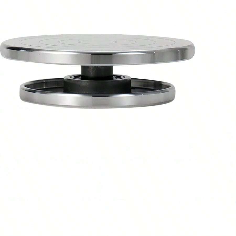 4. '/5.9'' Double Sided Turntable Ceramic Clay Sculpture Platform Pottery Wheel Aluminum Alloy Rotating Tools - Default - View 1
