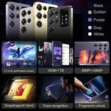 Popular Mobile Phone S25 Ultra Android Smartphone 16+1TB Hot-Selling Secondary Screen Mobile Phone - Purple - View 4