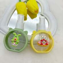 SpongeBob SquarePants A 55ml Spray Bottle Featuring , Squidward, Sandy, Small Jellyfish, And Mr. Krabs, High-End Mosquito Repellent Individual Bottle, Small Portable Nozzle Perfume Bottle, Reusable Standalone Bottle, Plastic Travel Perfume Refill Bottle, Portable Alcohol Spray Bottle, Toner, Facial And Hair Mist, Home Decoration (Living Room, Bedroom, Bathroom), Suitable As A Gift For Girls And Students, Suitable For Home Decoration And Travel Essentials - Multicolor - View 6