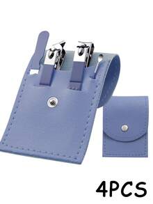 Bộ dụng cụ làm móng 7/10/12/18/30 món, bao gồm kìm cắt móng, kéo cắt móng, dụng cụ tỉa móng chân mọc ngược, dũa móng, kìm cắt móng, dụng cụ làm đẹp cho cả nam và nữ. - Màu xanh lam - Xem 15