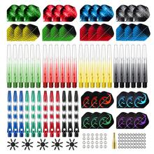 HUANQU Darts Accessories Set, 3 Styles Available, Includes Dart Shafts, Dart Flights, Dart Protectors And O-Rings, Compatible With Various Darts. Vibrant Mixed Colors, PC Material Dart Shafts Are Durable, Suitable For Soft And Hard Darts, Ideal For Darts Players. Whether For Daily Practice, Competition Backup, Or As A Gift For Easter, Valentine's Day, Father's Day, Birthday, Etc., It Is A Practical And Thoughtful Choice. - Multicolor - View 13