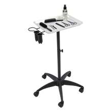  Salon Tray, Height Adjustable Salon Tray On Wheels, Hair Color ServiceTray Durable And Non-Rusting - View 9
