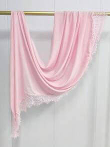 1 Stück Mitternachts-Spitze Modal Hidschab Schal, Boho Muslimische Frauen leichter Viskose Voile Schal, modischer Kopftuch geeignet für den täglichen Gebrauch und alle Jahreszeiten - Verschiedenfarbig - Übersicht 17
