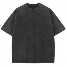 T-Shirt Blouse New Hot Selling Vintage Blouses Cute Top 100 Percent Cotton Shirts For Men Manfinity Men Graphic Tees Women Cross-Border European Size - 黑色 - 查看 1