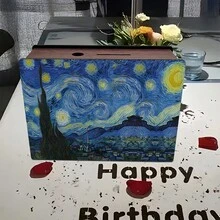 1个木制小猪存钱罐，酷炫玩具，情人节粉白双心设计，家庭现金硬币储蓄罐，青少年节日礼物，非电子硬币收藏必备品，礼品创意，长方形存钱罐，适合生日派对、返校季、复活节礼物 - 玩具与游戏 新奇玩具 - 彩色 - 查看 8