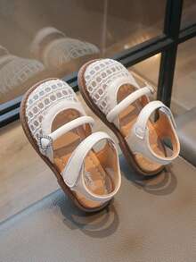 Children's Fashionable Minimalist Anti-Slip Soft Comfortable Sandals, Suitable For Spring And Summer - Beige - View 5