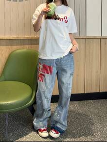 Women Pants - Blue - View 2
