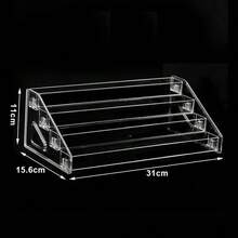 3/4/5/6/7 Layers Acrylic Cosmetic Nail Polish Orgaizer Display Rack Lipstick Perfume Makeup Storage Rack - Clear - View 9
