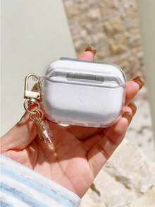 Ốp bảo vệ hình tròn họa tiết hoa, tương thích với tai nghe không dây Apple 4, chống trầy xước và chống rơi vỡ. - Nhiều màu - Xem 3