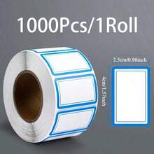 1000pcs Waterproof, Oil-Proof Labels - Suitable For Refrigerator, Freezer, Food Storage Room And Kitchen Organization - Perfect For Food Containers, Jars, Lunch Boxes, Food Storage Labels, Minimalist Design, Oil-Resistant Material, Busy Households, Thank You Stickers, Birthday Stickers, Gift Labels, Label Stickers - Multicolor - View 19