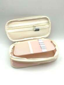 1 buc Macaron Color Patchwork Penar Case, Cutie de papetărie, Geantă de depozitare, Potrivit pentru studenți de masculin/feminin Rechizite pentru înapoi la școală, Cadouri pentru studenți, Rechizite de învățare, Papetărie, Penar Case, Rucsac - Multicolor - Vizualizare 8