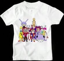 Men's Graphic T-Shirts, 2026 New Arrivals, The A-Mazing D-Igital Circus T-Shirts, Children's Short-Sleeved Cartoon Pomnii Tops For Boys And Girls, Casual Wear, Spring/Summer Styles, Teen Boy T-Shirts, Girl Sets, Mother-Daughter Matching Outfits, TV Girl Gifts, Teen Boy Gifts, Children's Christmas Costumes, Pure And Innocent Girl Style, Fashionable Christmas Shirts, Girls' Tops, Teen Girl Tops, Teen Boy Clothing, Children's Christmas Costumes, Girls' Christmas Gifts, New Year Gifts, Graphic T-Shirts, Men's Sportswear, Men's Tops, Men's Outdoor Tops, Men's Autumn Clothing, Graphic T-Shirts, Cute Tops, Women's Tops, Women's Autumn Clothing, Perfect Holiday Gifts, Unisex. - 白色 - 查看 1