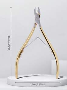 BAOSHIMAN Professional Callus Remover, Stainless Steel Callus Trimmer, Callus Removal Nipper With Sharp Blades, Manicure Tool, Dual Spring Design, For Nail And Foot Care (Silver, Gold) - Multicolor - View 6