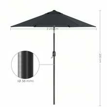 SONGMICS Patio Awnings - gris - Ver 8