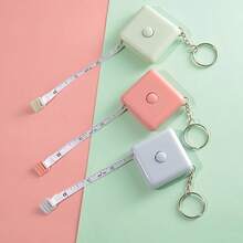 1pc Portable Automatic Retractable Square Ruler, 1.5M Mini Compact Tape Measure, Personal Waist Measurement Tool, Flexible Retractable Ruler Suitable For Sewing And Tailoring - Tape Measure - View 12