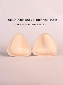 1对双面自粘胸垫，胸垫，可重复使用，隐形加厚胸垫，防水游泳适用 - 彩色 - 查看 8