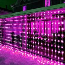 1 Pack LED Classic Style Fairy Window Curtain Lights, USB Powered With Remote Control, Multiple Lighting Modes, Suitable For Wedding, Christmas, Halloween, Ramadan, Valentine's Day, Bedroom, Indoor Decor - Warm White/Multi-Color/White/Pink/Blue/Purple (Remote Control Batteries Not Included) - USB Curtain Light String - View 32