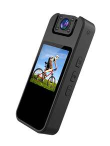 1pc 1000mAh High Capacity Rechargeable Battery Pack, Sports Camera With 1080P FHD 180° Rotatable Lens, Compact Design For Cycling, Running, Travel, Outdoor Adventure And Daily Recording - 黑色 - 查看 10