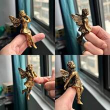 迷人的树脂悬挂装饰，适用于花园盆栽植物 - 梦幻般的户外草坪装饰，完美点缀花盆边缘，打造梦幻花园，园艺用品，户外装饰，园艺用品，花园雕塑 - 彩色 - 查看 12