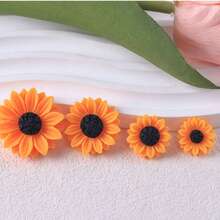 向日葵饰品、DIY发夹、发带、手机壳、手工材料、树脂花、小雏菊 - 多色 - 查看 2