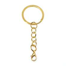 10pcs 25/28/30mm Diameter Keychain Ring Key Chains With Lobster Clasp Crafts DIY Jewelry Making Accessories Findings - Keychain - View 4