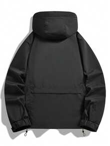TOPEED Windbreaker, Unisex, New Spring And Autumn Style. - Black - View 4