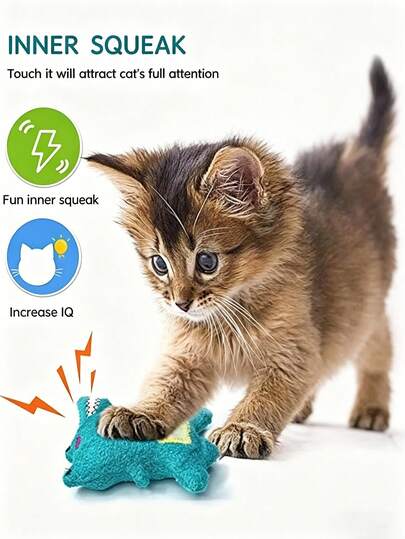 3/6/12 Stück Katzen Plüschtiere, helfen Angstzustände von Katzen in Innenräumen zu lindern, reinigen Zähne, fördern die Verdauung, interaktives Spielzeug, aus weichem, strapazierfähigem Material hergestellt, mit Katzenduft versetzt um Anziehungskraft zu erhöhen, kickbar, bieten Unterhaltung und Anregung für Katzen in Innenräumen, perfektes Geschenk für die Schulanfang