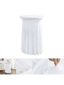 1 chiếc khăn trải bàn tròn bằng spandex co giãn cao, kiểu dáng hiện đại tối giản cao cấp, thích hợp cho các cuộc họp kinh doanh, đám cưới, tiệc tùng và các dịp khác. - Nhiều màu - Xem 9
