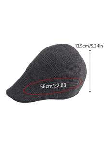 D EXCEED 1/2/3/4 Pcs Men's Newsboy Cap - Vintage-Inspired Ivy Hat For Golf, Driving & Outdoor Adventures | Autumn Winter Retro Style Hunting Gardening Accessory,Beach,Holiday - 3pcsB - View 10
