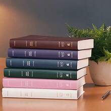 KJV Holy Bible: Gift And Award, Pink Leather-Look, Red Letter, Comfort Print: King James Version - Default - View 5