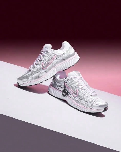 Nike P-6000 运动鞋 吸汗透气 轻便 结实耐穿 弹性好 易洗 户外日常 女款 白色 银色 BV1021-108 - 白色/銀色 - 查看 1