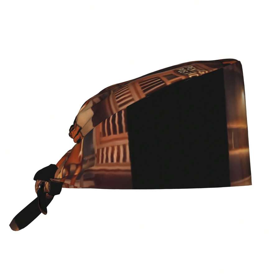 Gorro de chef Tung Tung Tung Ahur 1 Gorra de trabajo impresa para hombres, ligera y ajustable, a prueba de polvo, para chefs, enfermeras, ingenieros, idea de regalo - Multicolor - Ver 1