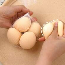 1个创意挤蛋玩具，减压小工具，逼真裂纹蛋壳设计 - 彩色 - 查看 3