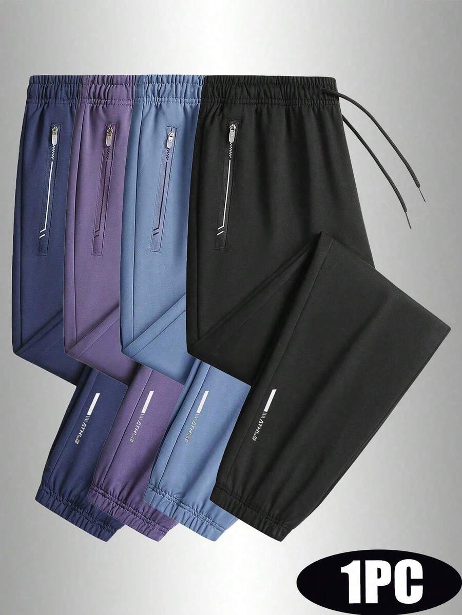 1 buah Celana Panjang Wanita Platform Select - Warna Polos, Cocok untuk Semua Musim, Kain Lembut dan Nyaman, Cocok untuk Lari, Kebugaran, dan Olahraga Sehari-hari - Hitam - View 1