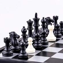 3-In-1 Magnetic Chess, Checkers & Backgammon Folding Travel Set - Multicolor - View 4