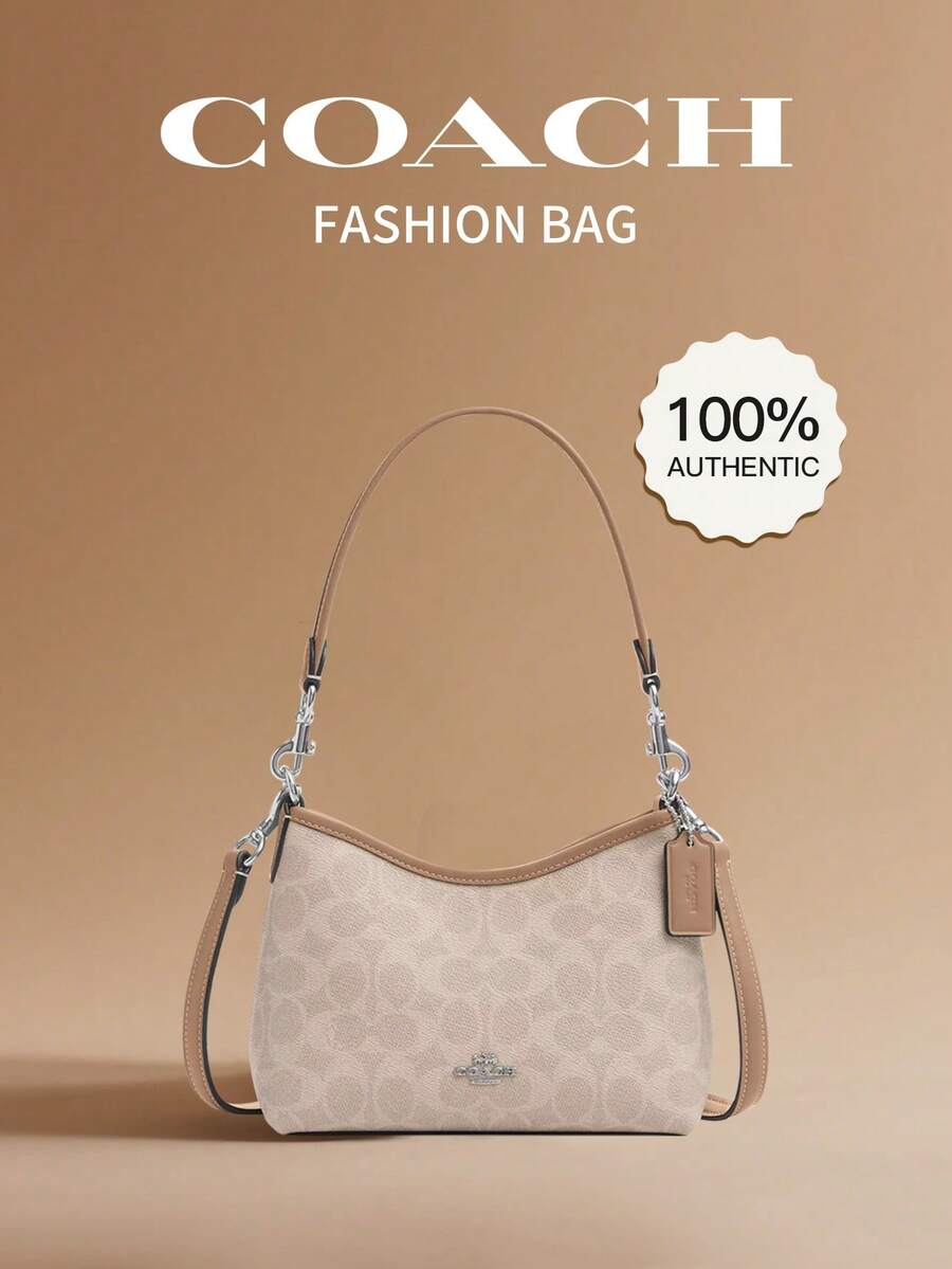 Coach Laurie 19 Classic Crossbody Bag, Adjustable Shoulder Strap - Apricot - View 1