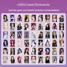 K-Pop Star Aespa Dirty Work Fan Merchandise - 55pcs Holographic Photo Cards In Deluxe Box Set - Collectible Postcards - Multicolor - View 14