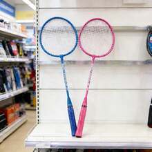 2pcs Badminton Rackets With Foam Grips, Training Badminton Racket Set, Multiple Styles Available. - Random Color - View 8