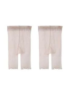 Quần tất lưới lửng cho trẻ em, kiểu dáng mỏng nhẹ mùa hè, quần legging cho bé sơ sinh với viền ren. - Nhiều màu - Xem 13