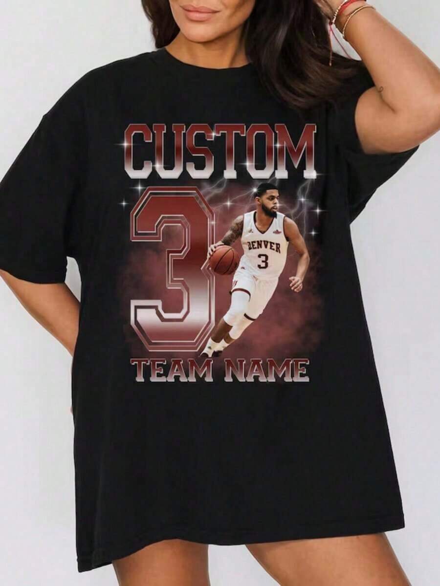 Camiseta de Jugador de Baloncesto - Negro - Ver 1