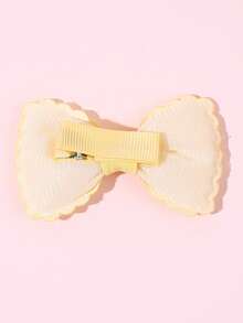 10pcs Yellow Flower Hair Clips, Girls Plaid Polka Dot Hair Clips, Polyester Solid Color Alligator Clips, Cute Sweet Style Hair Accessories Suitable For Spring/Summer Vacation Beach Outfit, Cute Hair Accessories For Teenagers - Multicolor - View 7