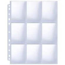 1 cái/50/9 ngăn đựng thẻ PP trong suốt hai mặt, trang bên trong, 11 lỗ đựng thẻ A4, ngăn hai mặt dùng cho thẻ giao dịch, thẻ trò chơi, thẻ tên. - Trong sáng - Xem 3