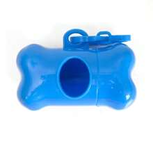 1pc Bone-Shaped Pet Waste Bag Holder, Portable Dog Poop Bag Dispenser - Multicolor - View 9