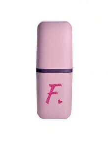 1件裝粉色牙刷架，印有26個玫瑰紅亮片字母(A-Z)，收納架蓋，浴室用品，戶外旅行牙刷牙膏收納盒，字母系列印花，防塵收納盒，旅行必需品，學校用品，度假露營，度假必需品，迷你夏日度假 - 彩色 - 查看 25