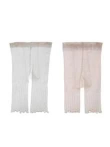 Quần tất lưới lửng cho trẻ em, kiểu dáng mỏng nhẹ mùa hè, quần legging cho bé sơ sinh với viền ren. - Nhiều màu - Xem 8